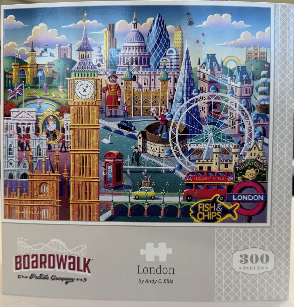 London - Boardwalk puzzle collectible [Barcode 671095056113] - Main Image 2