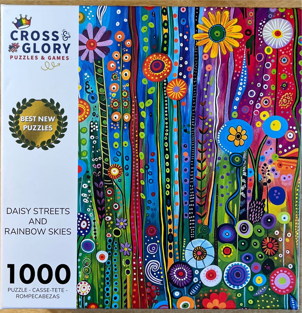 Daisy Streets and Rainbow Skies - Cross & Glory puzzle collectible [Barcode 850063772518] - Main Image 2