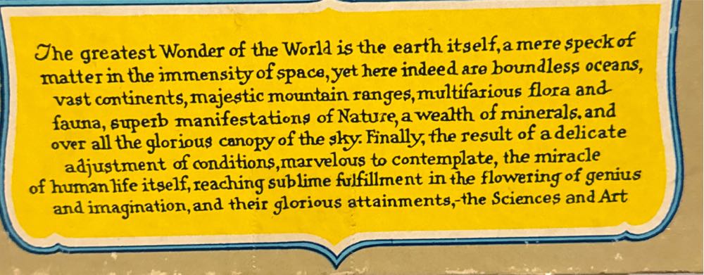 World Wonders - Jaymar Specialty Co puzzle collectible - Main Image 2