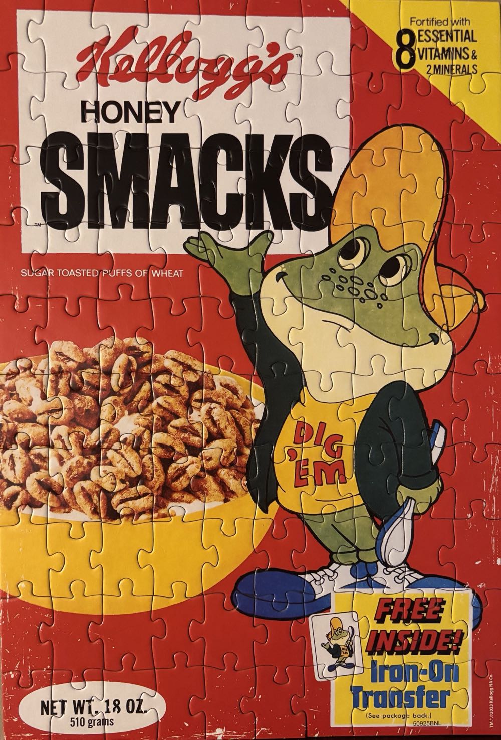 0269 Spinmaster: Kellogg’s Fun Pack Puzzles 6-Pack - Honey Smacks - Spin Master puzzle collectible - Main Image 2