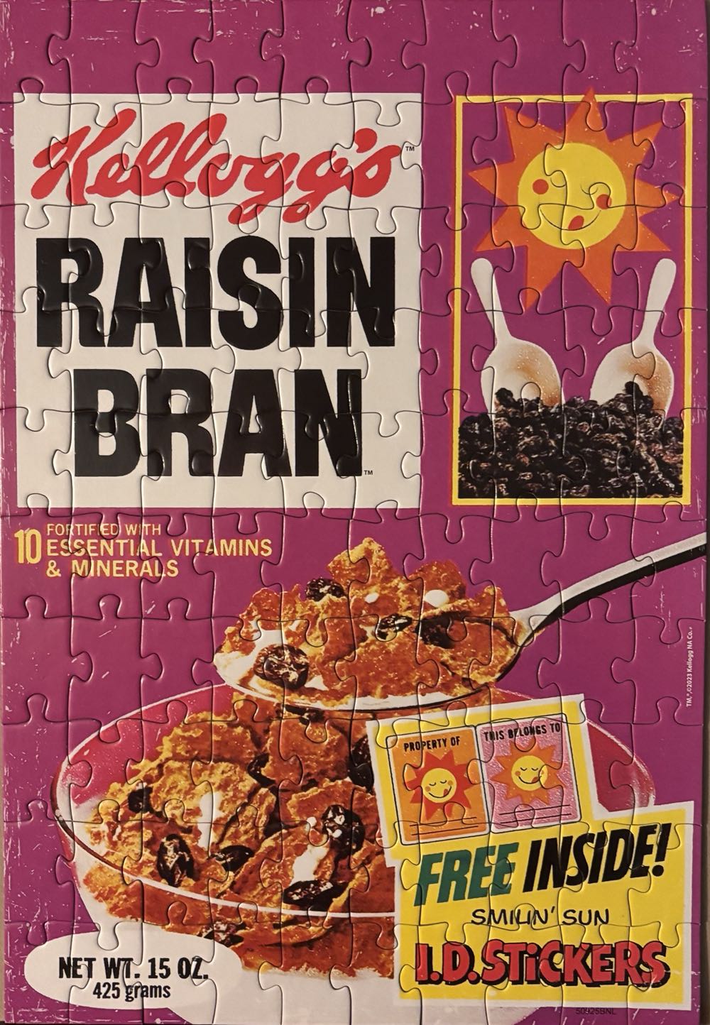 0270 Spinmaster: Kellogg’s Fun Pack Puzzles 6-Pack - Raisin Bran - Spin Master puzzle collectible - Main Image 2