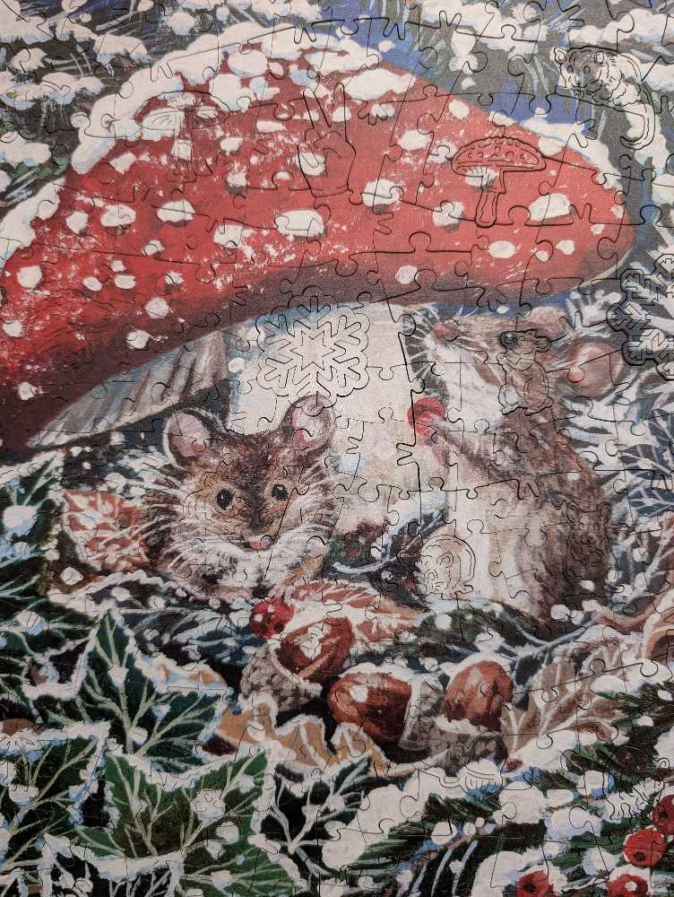 Shelter From The Snow - Victory Wooden Puzzles puzzle collectible [Barcode 5056461104509] - Main Image 3