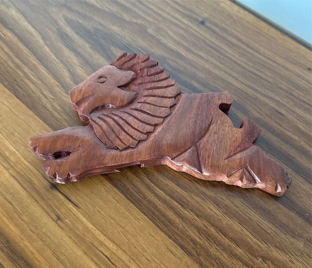 Handmade Lion Secret Wooden Puzzle Box Indian Rosewood  puzzle collectible - Main Image 3