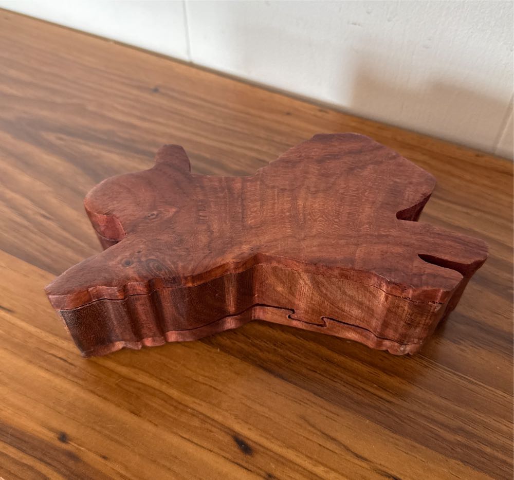 Handmade Lion Secret Wooden Puzzle Box Indian Rosewood  puzzle collectible - Main Image 9