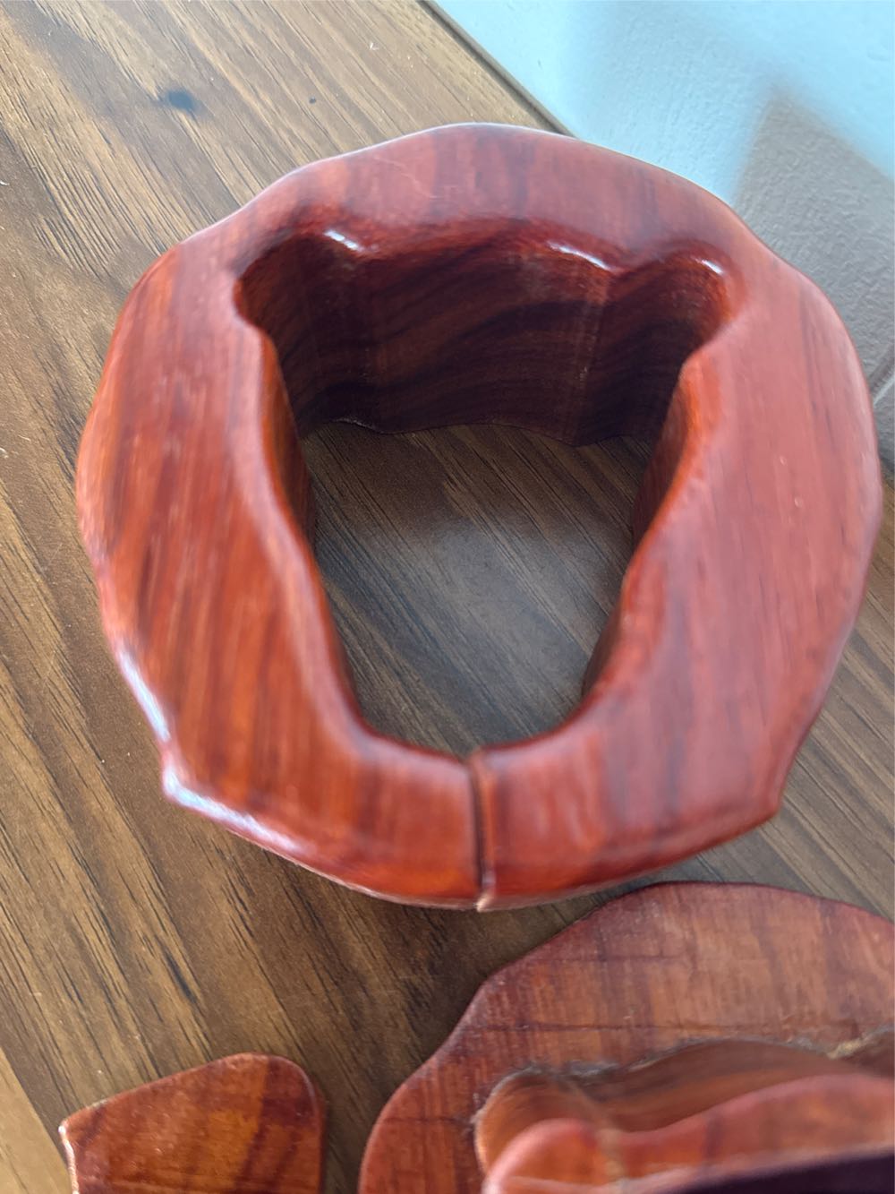 Vintage Wooden Lion Puzzle Trinket Box   puzzle collectible - Main Image 4