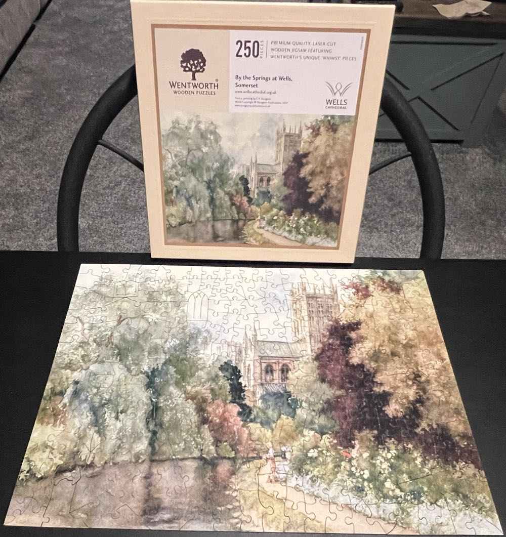 By the Springs at Wells, Somerset - 1018, 2/12/26-SOLD - Wentworth Wooden Jigsaw Company puzzle collectible [Barcode 6050265335472] - Main Image 3