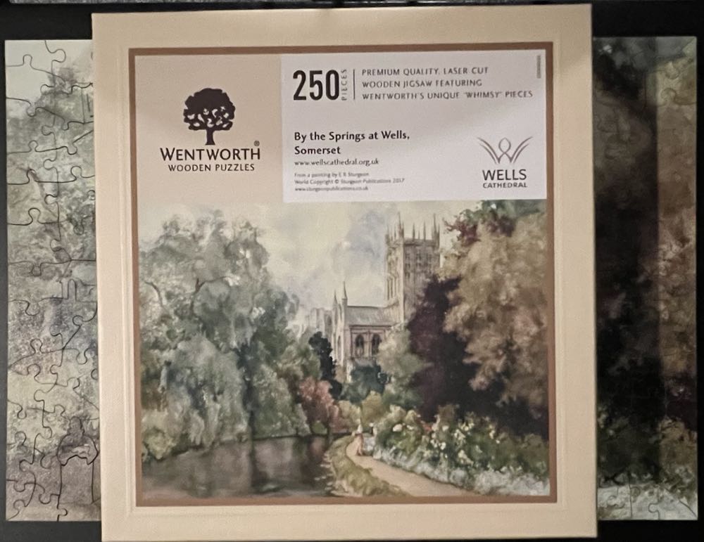By the Springs at Wells, Somerset - 1018, 2/12/26-SOLD - Wentworth Wooden Jigsaw Company puzzle collectible [Barcode 6050265335472] - Main Image 4