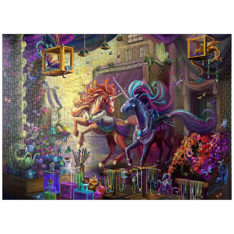 Twlight Unicorn Marketplace - Tate & Co Puzzles puzzle collectible - Main Image 2