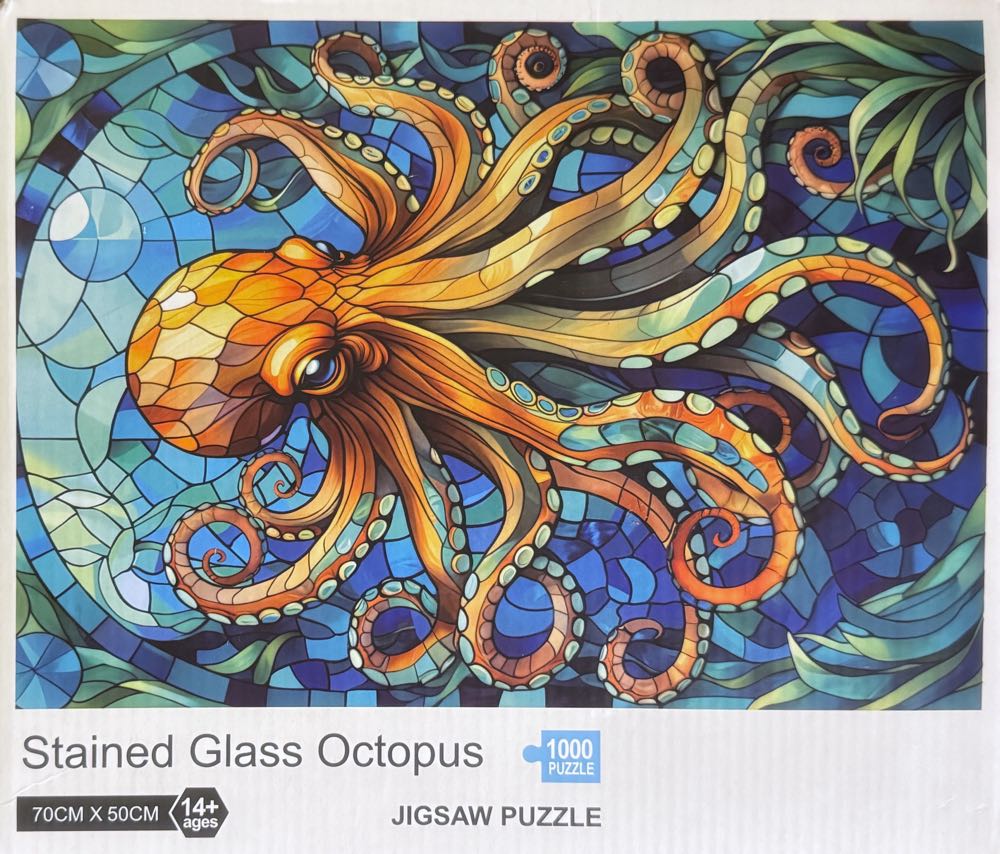 Stained Glass Octopus - Unbranded puzzle collectible - Main Image 2