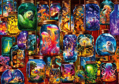 Dream Jars Artiest CHECKEN - Corner Piece puzzle collectible [Barcode 5052089395282] - Main Image 2