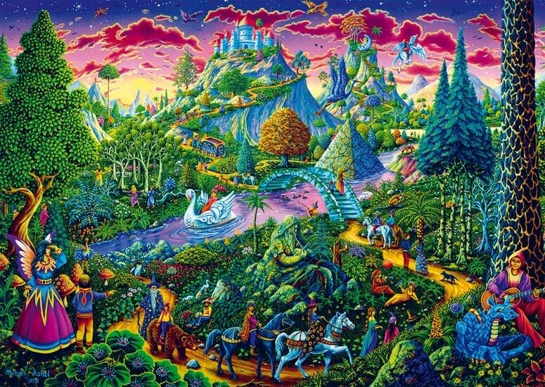 Fantastic Fairy World - Schmidt Puzzle puzzle collectible [Barcode 4001504586126] - Main Image 2