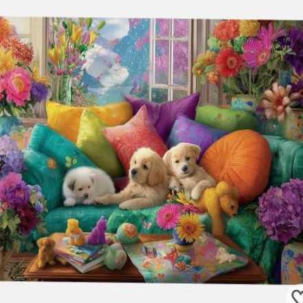 Pretty Bunch 267 Piece Jigsaw By Victory Wooden S