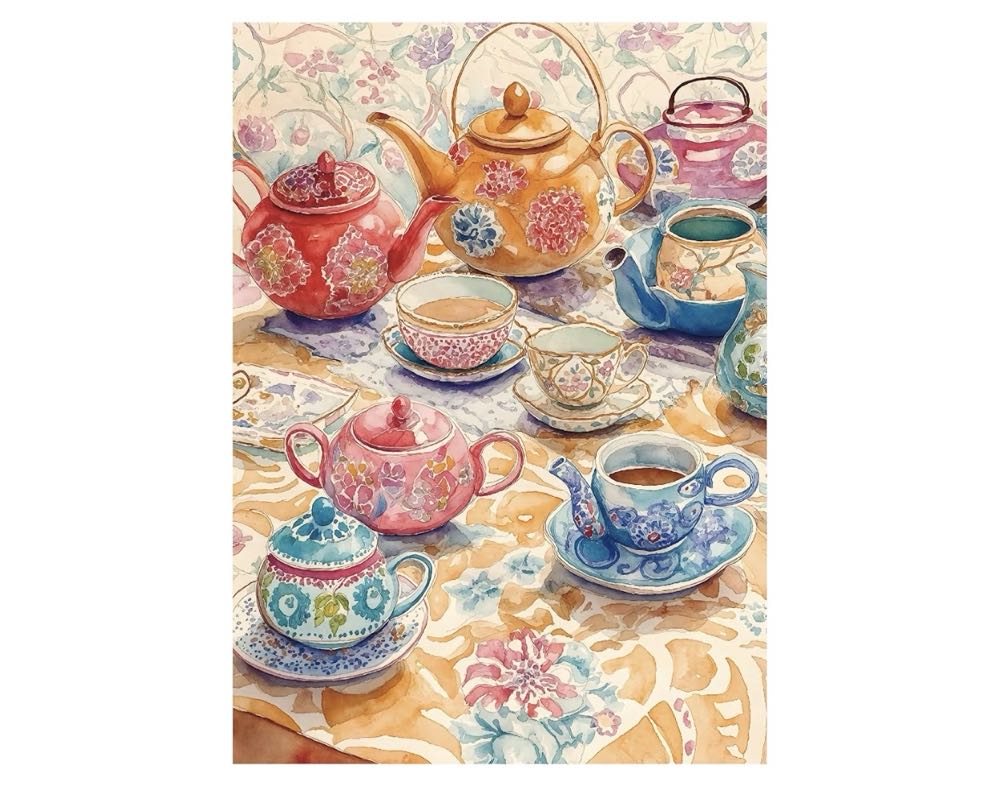 Tea Cup - Graphinee puzzle collectible - Main Image 2