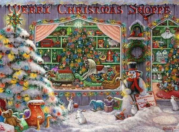 The Christmas Shop - Ravensburger puzzle collectible [Barcode 4005556165346] - Main Image 2
