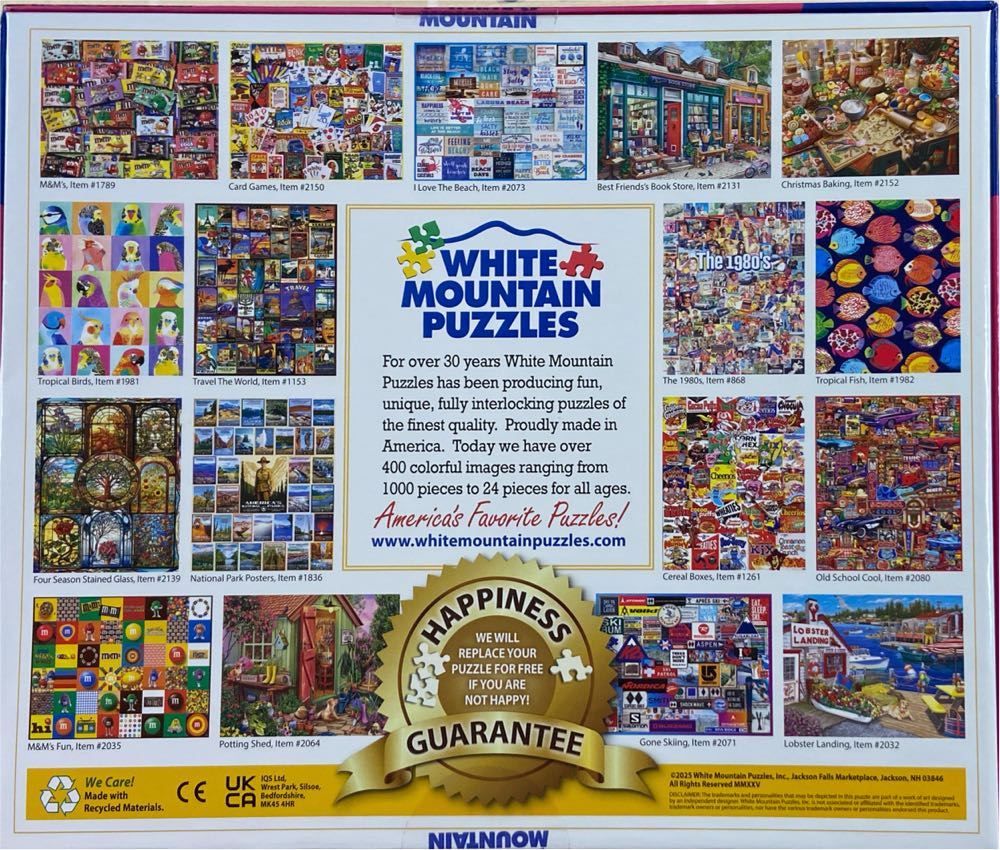 TRADED-Under Pink Blooms-Chs - White Mountain Puzzles puzzle collectible [Barcode 724819270071] - Main Image 3