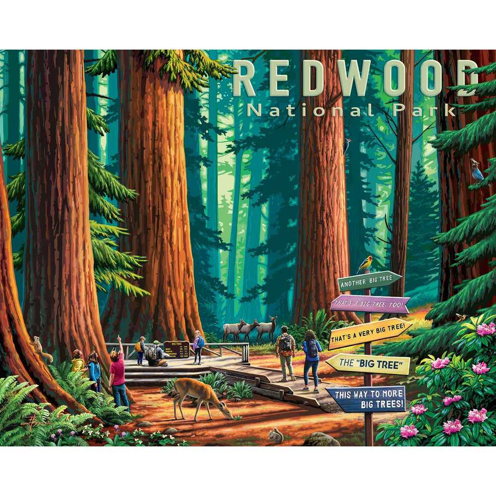 Redwood - Boardwalk puzzle collectible [Barcode 671095006767] - Main Image 2
