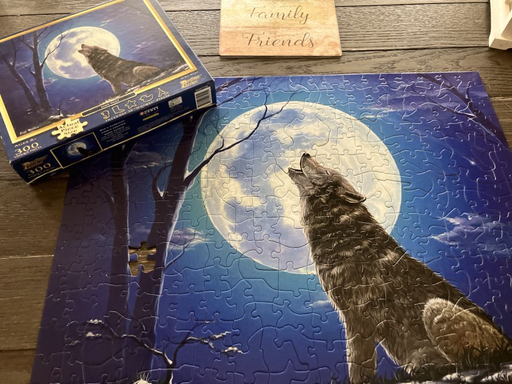 Lone Wolf By Jeff S 18”x24” New Sealed Pastime 300 Piece Wilkie - Passtime Puzzles puzzle collectible [Barcode 714043071254] - Main Image 2