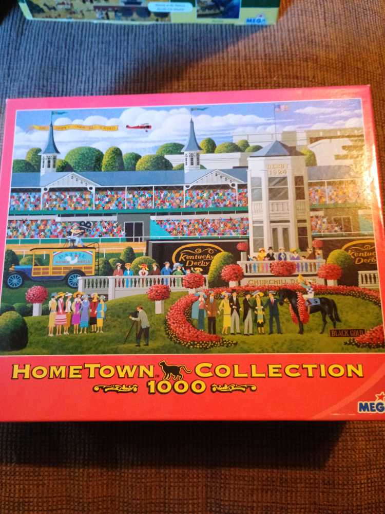 Bits & Pieces 500pc Puzzle ”autumn Farm Stand” Elissa Delia Piana Completed