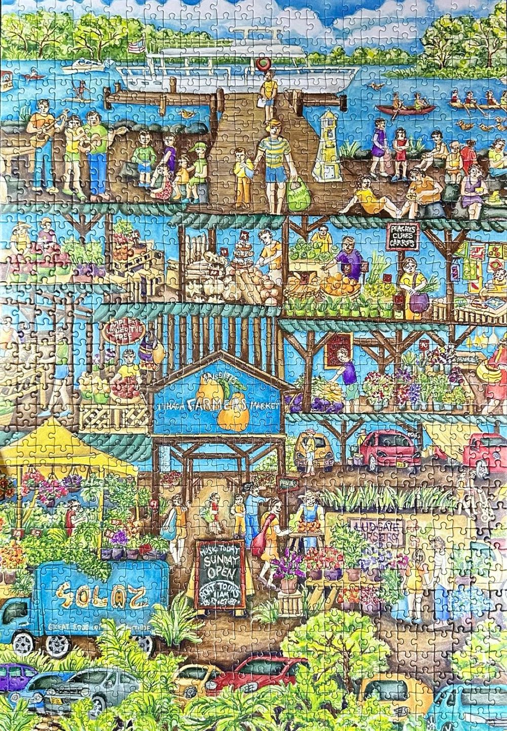 Farmers Market🟦 - Grafika puzzle collectible [Barcode 3663384336454] - Main Image 3