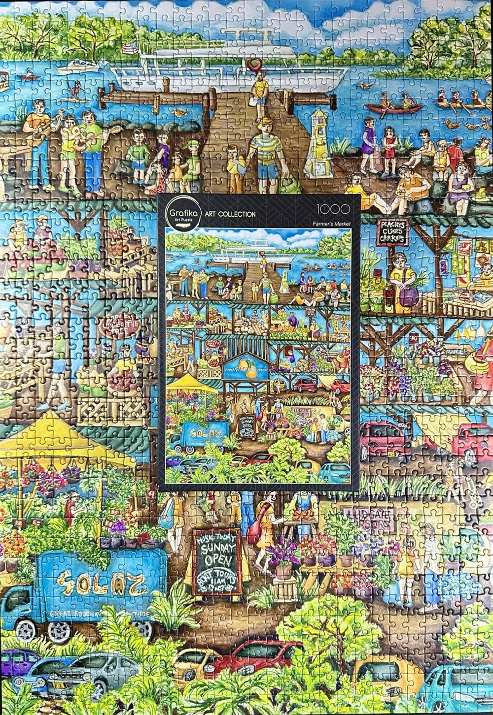Farmers Market🟦 - Grafika puzzle collectible [Barcode 3663384336454] - Main Image 4