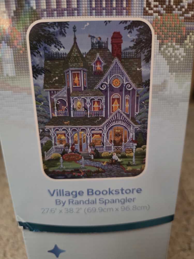 Village Bookstore - Diamond Art Club puzzle collectible [Barcode 756441448788] - Main Image 2