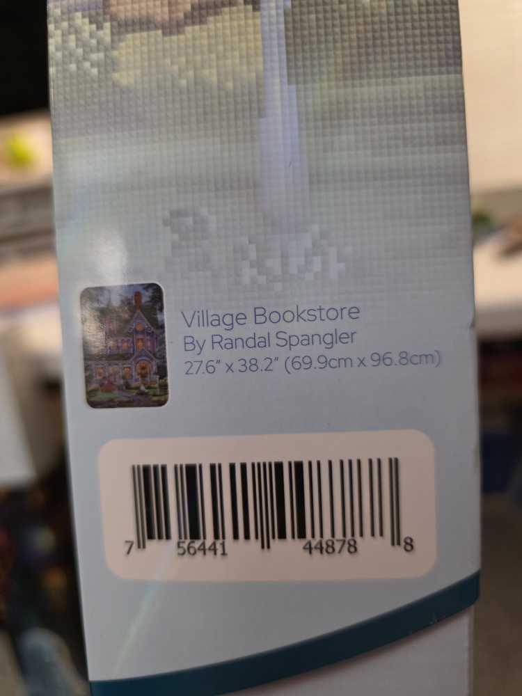 Village Bookstore - Diamond Art Club puzzle collectible [Barcode 756441448788] - Main Image 3