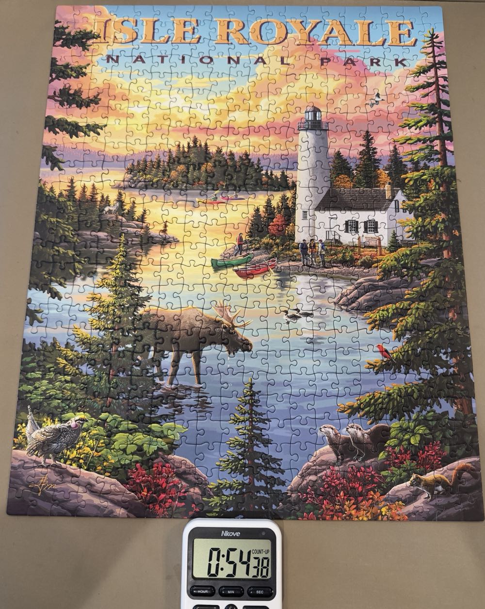 Isle Royale National Park - Boardwalk puzzle collectible [Barcode 671095006859] - Main Image 2