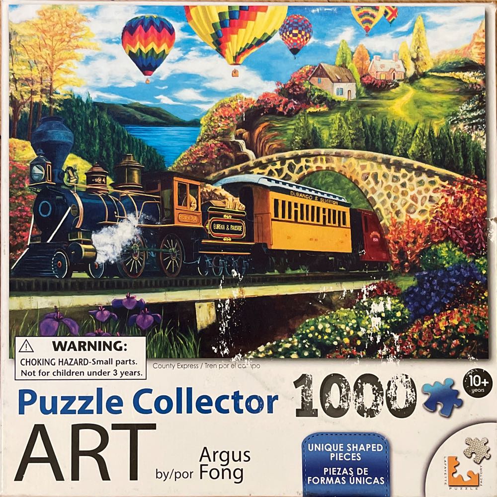 Russian Christmas Tree Shaped 163 Pieces Wooden Jigsaw Puzzle 9.5 X17.9”