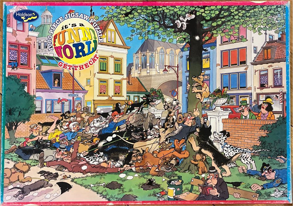 Boardwalk Puzzles Dog Surfing Personal Puzzle 210 Piece Jigsaw Puzzle For Adults