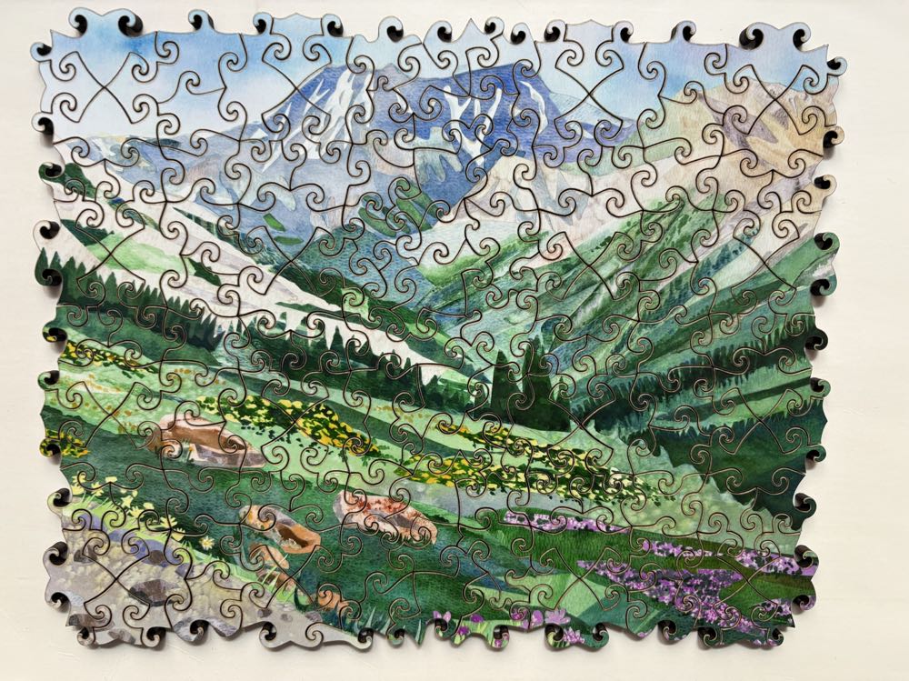 Alpine Meadow - Creative Corners puzzle collectible - Main Image 2
