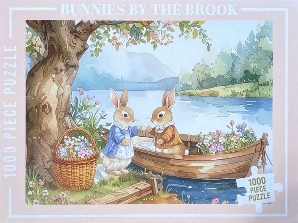 Bunnies by the Brook - Unbranded puzzle collectible [Barcode 826635427377] - Main Image 2