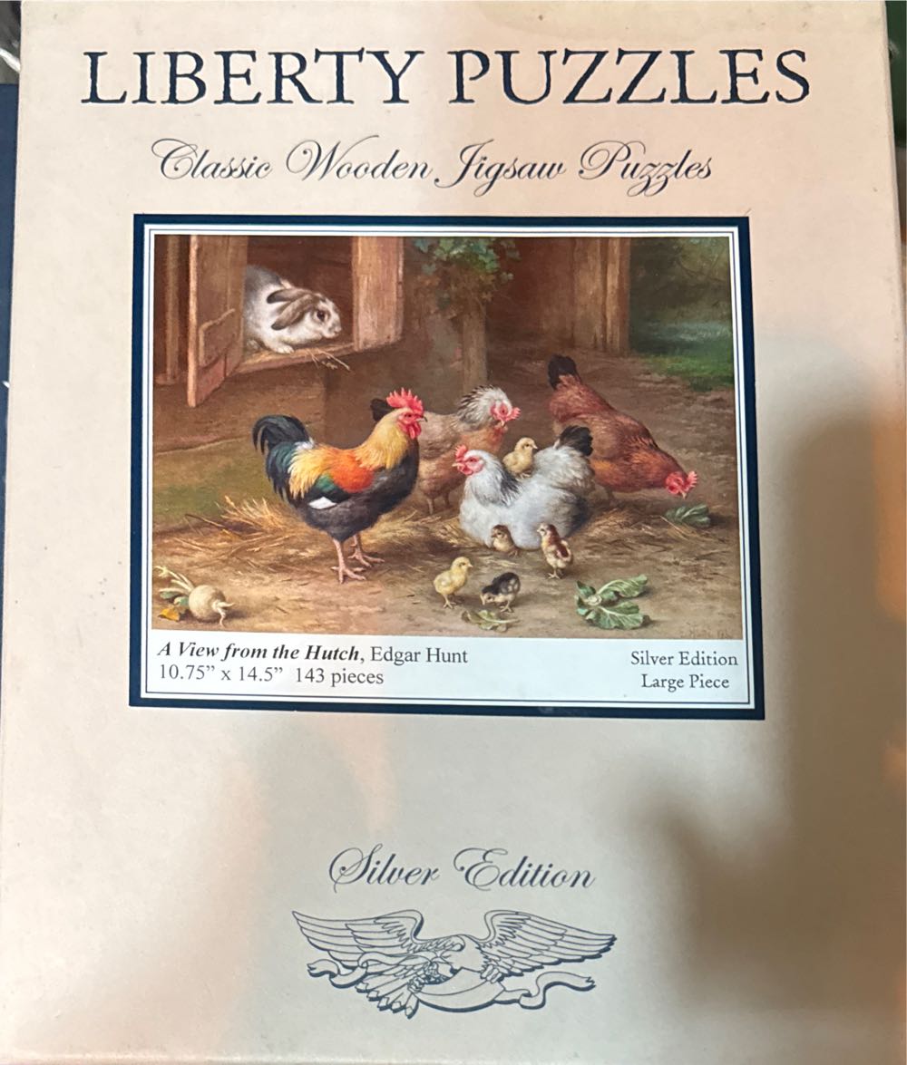 A View From The Hutch- Silver Edition - Liberty Puzzles 🇺🇸 puzzle collectible - Main Image 2