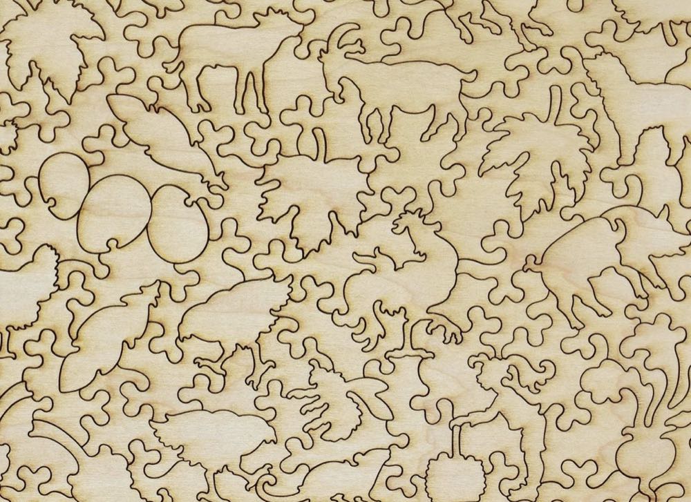 A View From The Hutch- Silver Edition - Liberty Puzzles 🇺🇸 puzzle collectible - Main Image 4