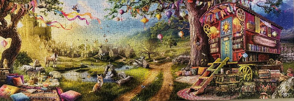 SOLD - The Storyteller’s View - Buffalo puzzle collectible - Main Image 2