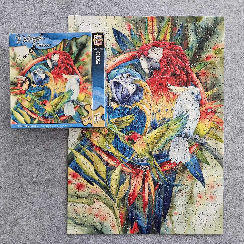 Life’s Many Colors - Master Pieces puzzle collectible [Barcode 705988309731] - Main Image 3