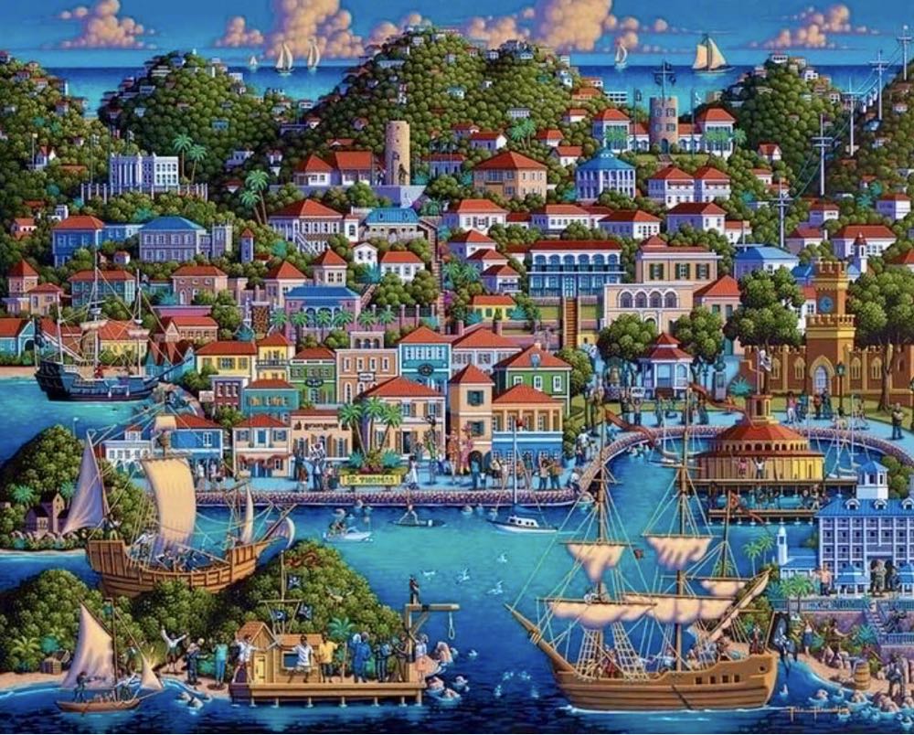 St Thomas 🆕 - Dowdle / Buffalo puzzle collectible [Barcode 079346128389] - Main Image 2