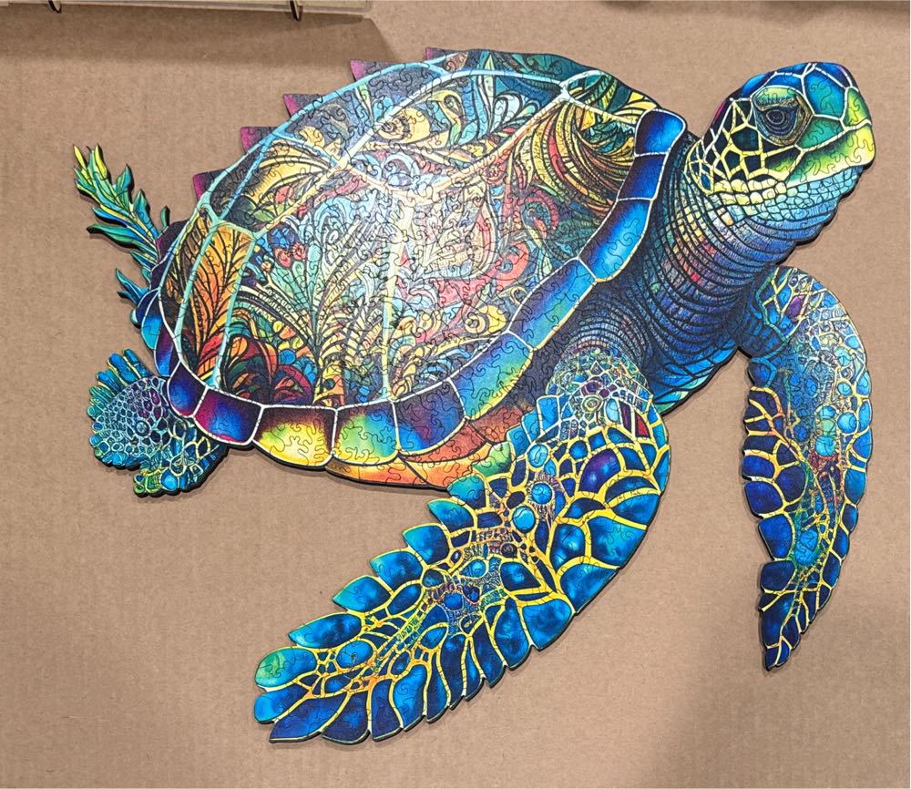 Turtle - Wooden Puzzle - Mys Aurora puzzle collectible - Main Image 2