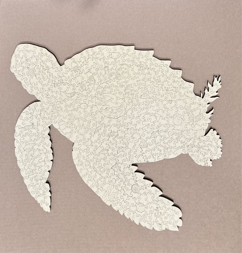 Turtle - Wooden Puzzle - Mys Aurora puzzle collectible - Main Image 3