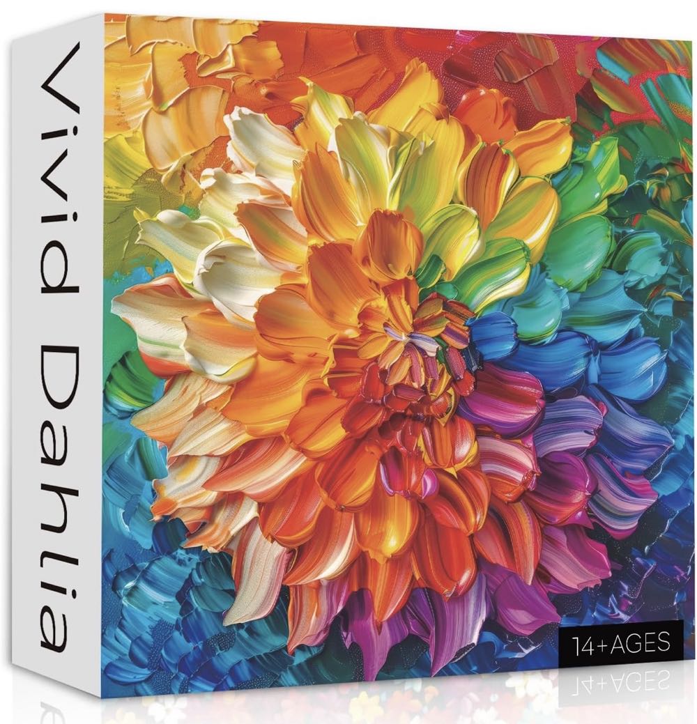 Vivid Dahlia - PPuzzling puzzle collectible - Main Image 2