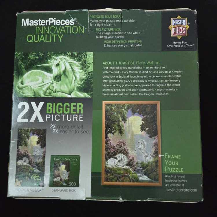 Unicorn Sanctuary  - Master Pieces puzzle collectible [Barcode 705988309458] - Main Image 2