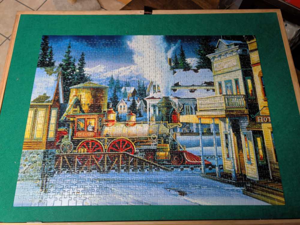 Bits & Pieces Express To Reno Piece Jigsaw Puzzle  puzzle collectible [Barcode 704812203191] - Main Image 2