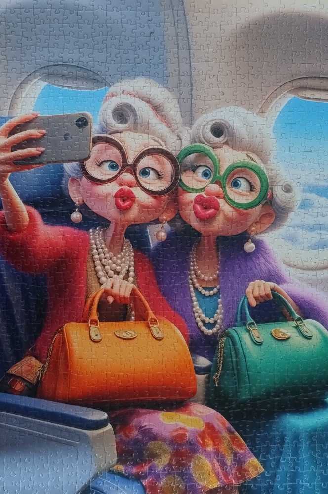 Stylish Grandmothers selfie - Tucocoo puzzle collectible - Main Image 2