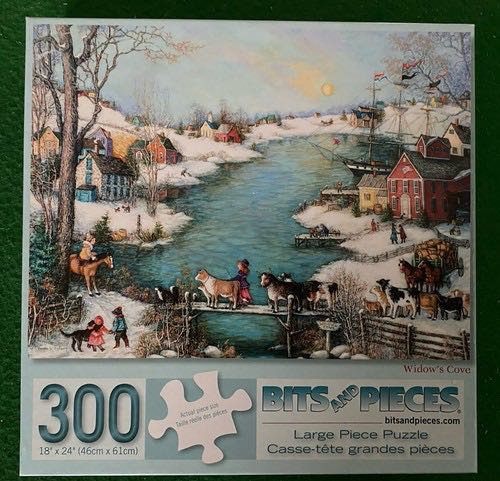 Bits And Pieces By The Fire Christmas Cabin Piece Jigsaw