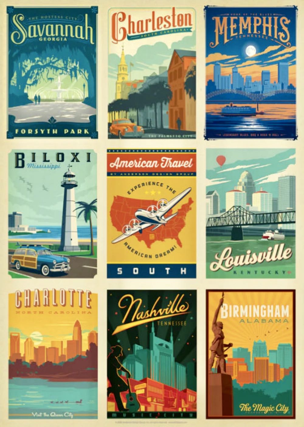 American Travel : South - Americanflat puzzle collectible - Main Image 2
