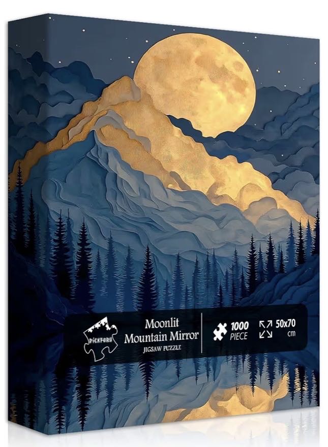 Moonlit Mountain Mirror - Pickforu puzzle collectible - Main Image 2