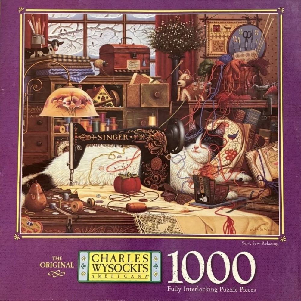 Sew, Sew Relaxing - MB Puzzle puzzle collectible - Main Image 2