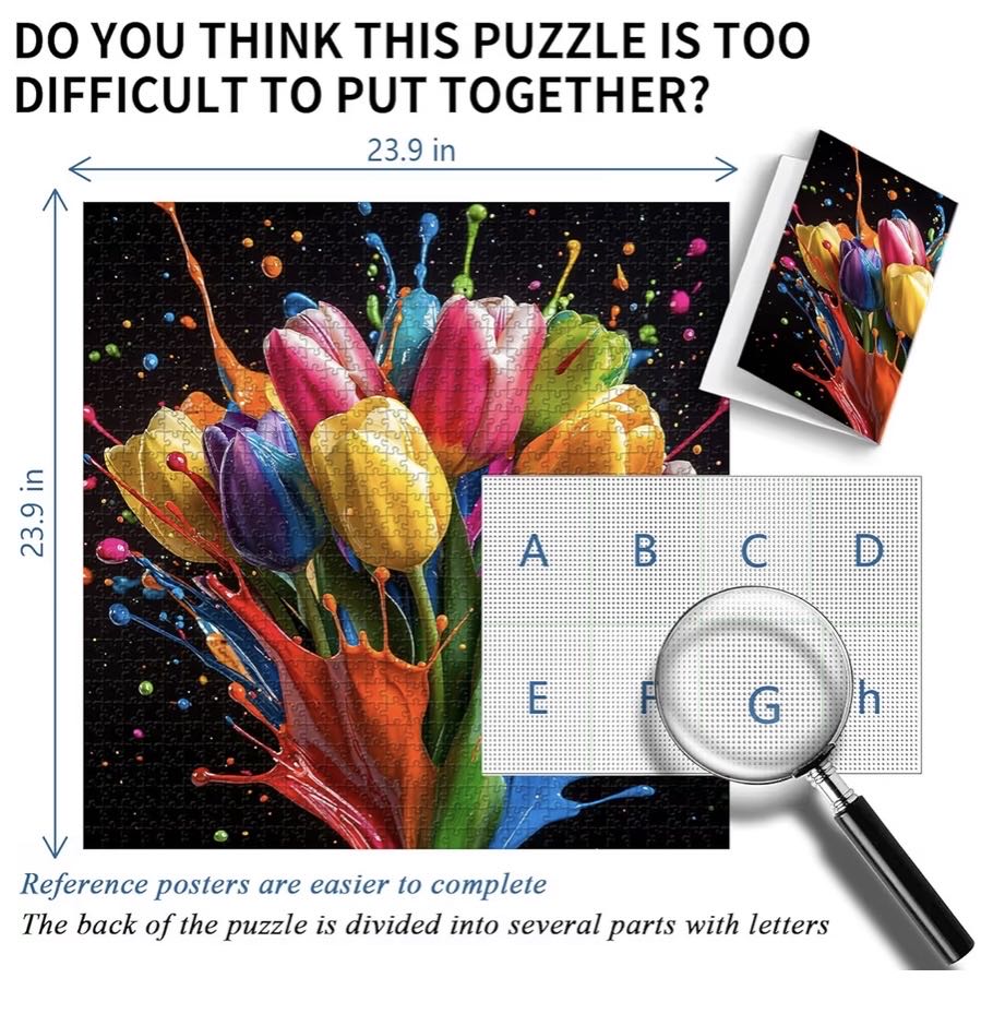 Vibrant Tulips - Pickforu puzzle collectible - Main Image 3