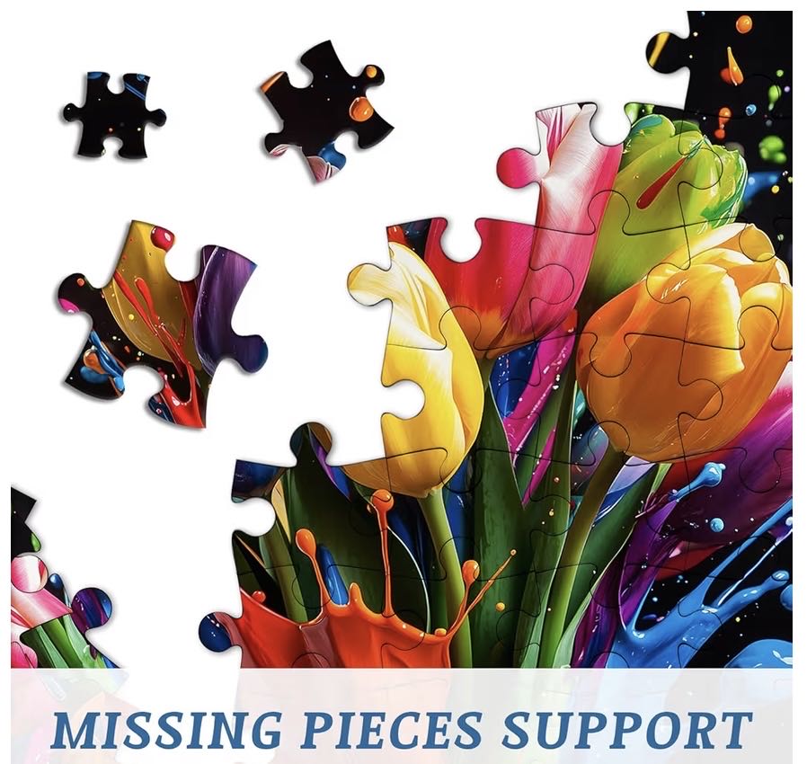 Vibrant Tulips - Pickforu puzzle collectible - Main Image 4