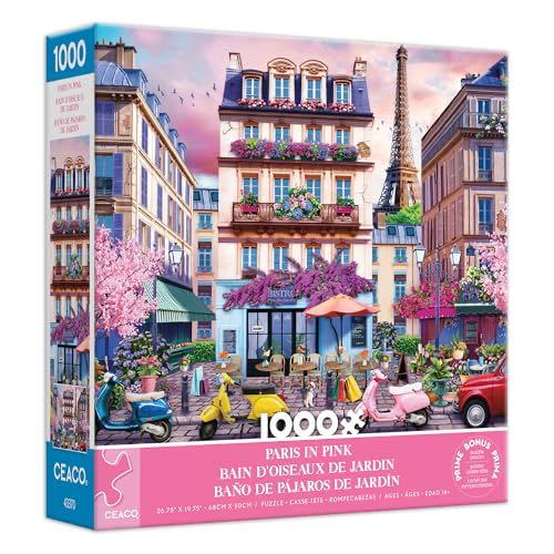 Galison Spring Egg Hunt – 500 Piece Michael Storrings Jigsaw Puzzle Featuring Beautiful Artwork Of An Easter Spring Garden Egg Hunt
