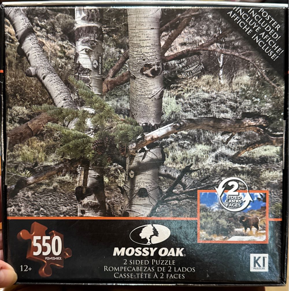 Mossy oak 2 Sided Puzzle - KI Puzzles puzzle collectible [Barcode 773392028401] - Main Image 2